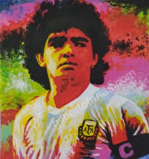 Diego-Maradona-Gilbert-Farias-Art-Ceres-2022